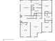 Second floor layout featuring a Gathering room, three bedrooms, a laundry room, and a two bathrooms at 1302 Paint Horse Ct, Mount Pleasant, SC 29429