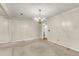 Spacious living room with overhead lighting, neutral walls and worn carpeting at 131 Wedgewood Cir, Goose Creek, SC 29445