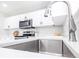 Modern kitchen featuring stainless steel appliances and a deep stainless steel sink at 1350 Pinyon Pine Dr, Ladson, SC 29456