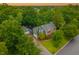Beautiful home from above, boasting a brick facade, attached garages, lush landscaping, and a serene setting at 138 Shadowmoss Pkwy, Charleston, SC 29414