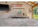 Outdoor kitchen with a countertop and hand prints at 150 Riverbend Ln, Ridgeville, SC 29472