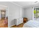 Bedroom showcasing natural light from the window, and wood-look floors at 1600 Long Grove Dr # 1115, Mount Pleasant, SC 29464