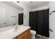 Bathroom features a vanity with sink, a toilet, and a shower with tub at 190 Darcy Ave, Goose Creek, SC 29445