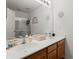 Bathroom featuring double sinks, modern fixtures, and plenty of counter space at 190 Darcy Ave, Goose Creek, SC 29445