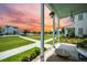 Relaxing front porch area with outdoor seating and stylish accents at 203 Symphony Ave, Summerville, SC 29486