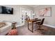 Well-appointed home office with a stylish desk, comfortable seating, and ample light at 203 Symphony Ave, Summerville, SC 29486