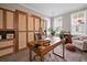 Bright home office features a built-in Murphy bed and ample natural light at 203 Symphony Ave, Summerville, SC 29486