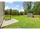 Spacious backyard with a basketball hoop and a shed at 217 Black Tupelo Ct, Moncks Corner, SC 29461