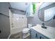 Cozy bathroom showcasing tub, shower, vanity, and fixtures at 229 Lindy Creek Rd, Goose Creek, SC 29445