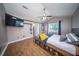 This main bedroom features vaulted ceilings, a ceiling fan and a large closet at 229 Lindy Creek Rd, Goose Creek, SC 29445