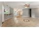 Bright living space with tile floors and an open layout at 250 W Medina St, Summerville, SC 29483