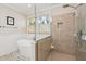 Luxurious bathroom with soaking tub, glass-enclosed shower, and stylish tile work at 2645 Gnarled Pine, Seabrook Island, SC 29455