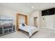 Comfortable bedroom featuring a Murphy bed, recessed lights and TV at 2645 Gnarled Pine, Seabrook Island, SC 29455