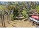 A scenic wooded path leads through the property, bordered by lush greenery at 2725 Starfish Dr, Johns Island, SC 29455