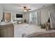 Neutral Bedroom featuring a ceiling fan, and plenty of floor space for play at 3038 Penny Ln, Johns Island, SC 29455