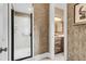 Tasteful bathroom with a glass shower and wooden vanity, offering a private and inviting space at 401 Ralston Creek St, Charleston, SC 29492