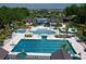 Expansive community pool area featuring multiple pools, waterslides, and lounge areas for residents to enjoy at 401 Ralston Creek St, Charleston, SC 29492