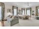 Spacious main bedroom featuring elegant furnishings, ample natural light, and stylish decor at 401 Ralston Creek St, Charleston, SC 29492