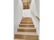 Unfinished wood staircase leading to upper level, offering a glimpse of future potential at 401 Ralston Creek St, Charleston, SC 29492