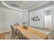 Dining room featuring modern decor, a long table and an open floor plan at 420 Oak View Way, Summerville, SC 29483