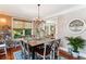 Inviting dining room filled with natural light, featuring a dining set and views of the outdoors at 5394 Clairmont Ln, North Charleston, SC 29420