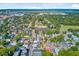 A sprawling aerial view of a tranquil neighborhood, offering a sense of community and serenity at 6 Dewey St, Charleston, SC 29403