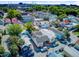 Experience a vibrant neighborhood from above, with colorful homes and inviting streetscapes at 6 Dewey St, Charleston, SC 29403