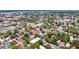 Scenic aerial view of a historic neighborhood with mature trees and diverse architecture under a clear sky at 68 Vanderhorst St # B, Charleston, SC 29403