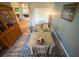 Open dining room featuring wood floors and rustic wood table at 808 Long Drive Rd, Summerville, SC 29485
