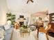 Bright living room with vaulted ceilings, fireplace, and open floor plan provides comfortable living space at 8316 Dye Makers, North Charleston, SC 29418