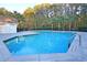 Enjoy a refreshing swim in the sparkling community pool surrounded by lush greenery and palm trees at 8721 Grassy Oak Trl, North Charleston, SC 29420