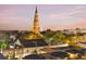 Beautiful cityscape view featuring a church steeple and rooftops at dusk at 101 Hanover St, Charleston, SC 29403