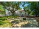 An inviting backyard offers a fire pit and an outdoor entertaining space at 11 49Th Ave, Isle of Palms, SC 29451