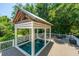 Inviting deck area with covered plunge pool, perfect for relaxation and outdoor enjoyment at 11 49Th Ave, Isle of Palms, SC 29451