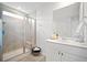Bright bathroom with double sinks, tile floor and glass enclosed shower at 1115 Fitzgerald Ct, Summerville, SC 29485
