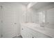 Bathroom featuring a single vanity with sleek finishes and a large mirror for ample lighting at 1115 Fitzgerald Ct, Summerville, SC 29485