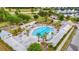 Inviting community pool offering a refreshing oasis with shaded seating and lush landscaping at 1115 Fitzgerald Ct, Summerville, SC 29485