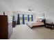 Spacious main bedroom featuring carpet, tray ceiling and large window letting in natural light at 1115 Fitzgerald Ct, Summerville, SC 29485