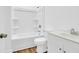Bathroom featuring a shower-tub combo and a modern vanity at 112 Southsong Ln, Goose Creek, SC 29445