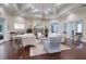 Open community lounge with comfortable seating arrangements and elegant decor at 1300 Park West Blvd # 512, Mount Pleasant, SC 29466