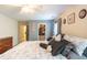 Comfortable bedroom with ensuite closet and neutral color palette at 137 Salem Creek Dr, Goose Creek, SC 29445