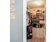 Organized walk-in closet with shelving and hanging storage solutions at 137 Salem Creek Dr, Goose Creek, SC 29445