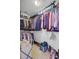 Organized walk-in closet with ample shelving and hanging space for clothes and accessories at 142 Elliott Creek Ln, Summerville, SC 29485