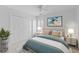 Bedroom featuring neutral decor, ceiling fan, and a pair of nightstands at 1441 Waterside Ct, Mount Pleasant, SC 29464