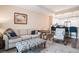 Living room features comfortable seating and an open view to the kitchen at 145 Pier View St # 111, Charleston, SC 29492