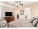 A view of the main bedroom leading to a bathroom and walk-in closet at 145 Pier View St # 111, Charleston, SC 29492