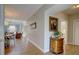 Elegant entryway leads to open living spaces with hardwood floors and stylish decor at 1551 Ben Sawyer Blvd # 4D, Mount Pleasant, SC 29464