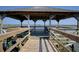 Picturesque gazebo on the water offering a serene spot to relax and enjoy waterfront views at 1551 Ben Sawyer Blvd # 4D, Mount Pleasant, SC 29464