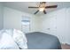 Bedroom featuring a ceiling fan, neutral walls, and carpet at 1607 Roustabout Way, Charleston, SC 29414