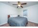Bedroom featuring a ceiling fan, neutral walls, and carpet at 1607 Roustabout Way, Charleston, SC 29414